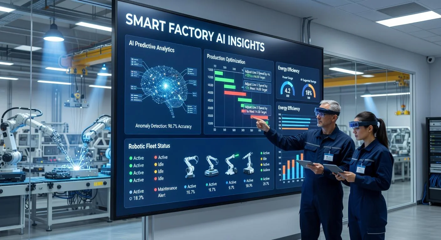 Digital manufacturing analytics visualization